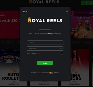 RoyalReels login